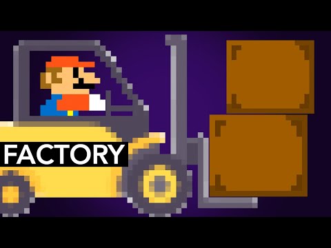 Mario Destroys 4 Different Factories