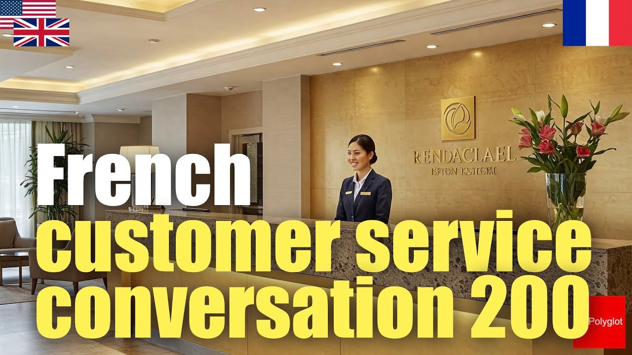 French customer service conversation 200 | Passive listening | L2Language | with hiragana episode artwork