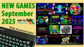 New ZX Spectrum games from September 2025