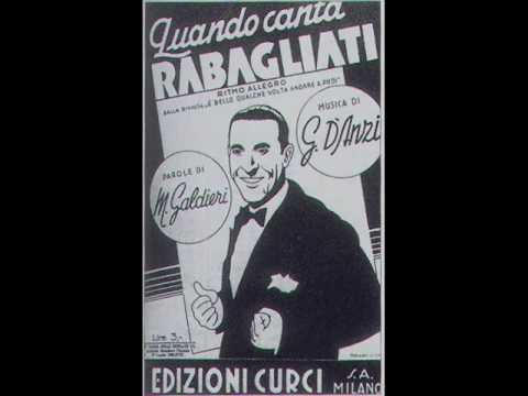 Alberto Rabagliati- Quando canta Rabagliati- 1941