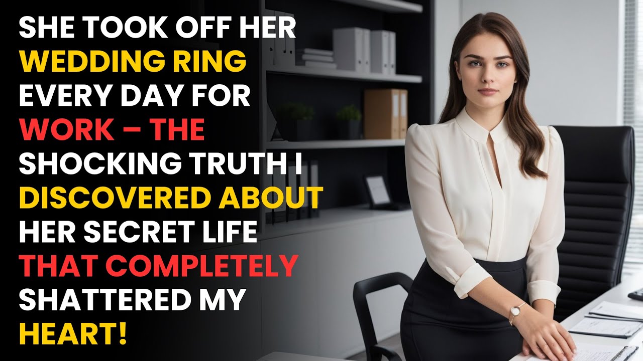 Her Wedding Ring Was Always Off – The Heartbreaking Truth About Her Secret Life