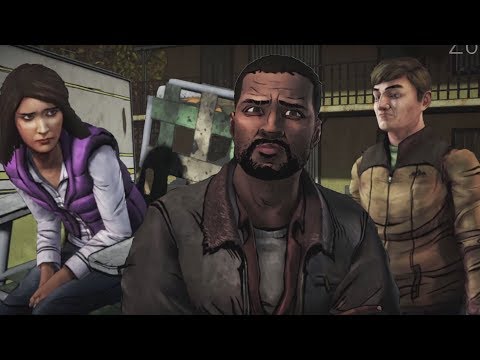 Lee Distributes Food to Doug vs To Carley -All Choices- The Walking Dead