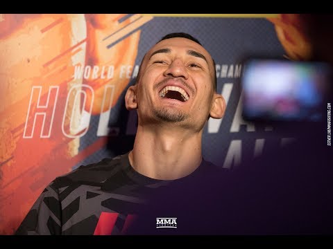 UFC 218: Max Holloway Open Workout Scrum - MMA Fighting