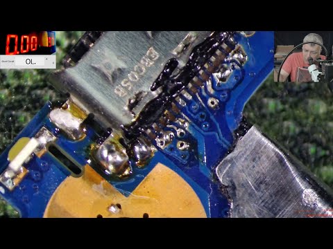 Huawei D14, not charging, missing pads port repair, common fault with this model