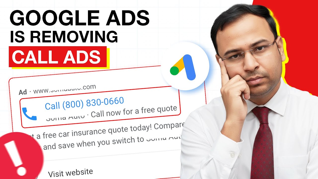 Big Update - Google Ads Call Only Ads are Going Away