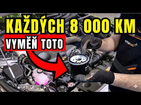 Dělejte TOHLE Každých 8 000 Kilometrů a Vaše Auto Nikdy Nezemře