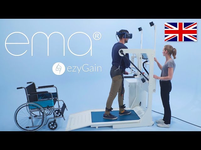 EzyGain Ema - loopband met oploopstuk voor rolstoel