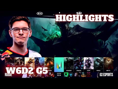 Rogue vs G2 Esports (Extended Highlights) | Week 6 Day 2 S10 LEC Summer 2020 | RGE vs G2 W6D2