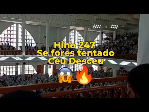 CCB Primeira Reunião da Mocidade Belo Horizonte MG  Hino 247 Se fores tentado - Na Comunhão!