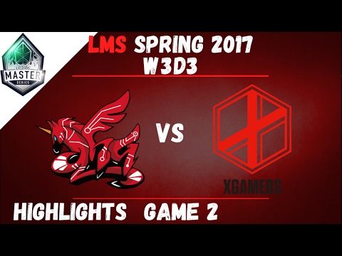 AHQ vs XG Highlights Game 2 LMS Spring W3D3 2017 AHQ e-sports Club vs xGamers