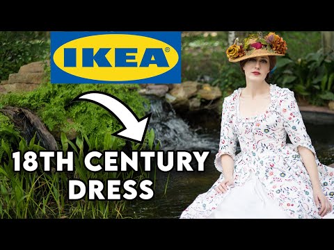 I Made Ikea Fabric Into The Most Gorgeous 18th century Dress