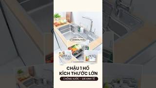 CHẬU RỬA BÁT 1 HỐ NOBINOX LIKEN NL792D video 3