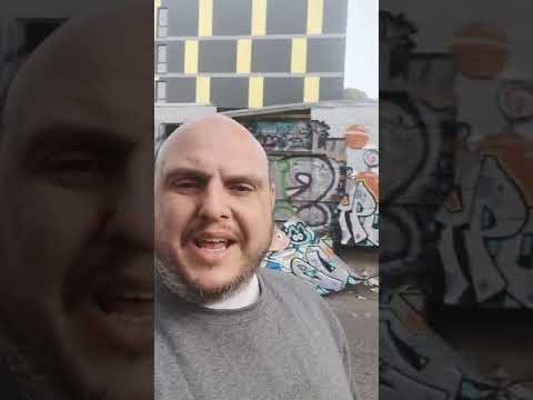 Vandalismus an unserer Train Wall.