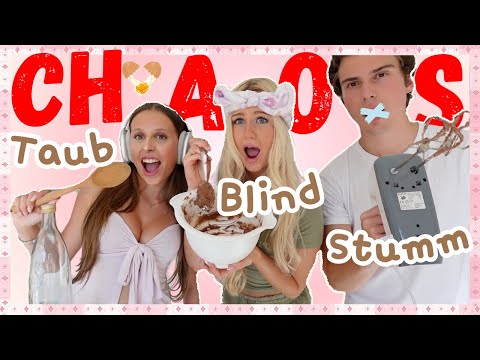 Blind, Deaf & Mute Challenge with my friends (they just can't do anything) I MaVie Noelle