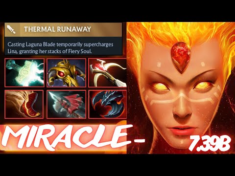 7.39b MID LINA IS ILLEGAL – MIRACLE STYLE 💣🔥