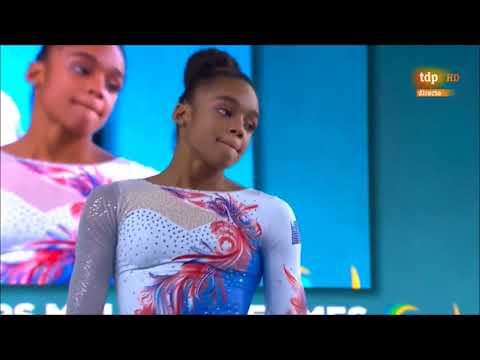 Mélanie De Jesus Dos Santos (FRA) FX AA  || World Championchips 2017