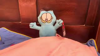 Blue Garfield doesn’t want to go to school