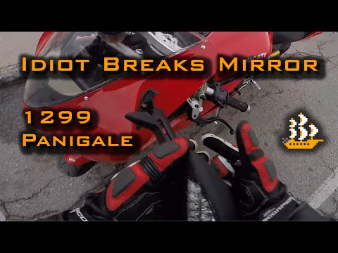 Ducati 1299 Panigale Tinkering | Idiot Breaks Mirror | CRG Arrow
