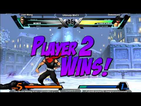 The Break #140 - uMvC3 L5 - Josh Wong VS Demoneyes