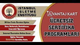 VLOG - İstanbul İşletme Enstitüsü Sertifikalı Ücretsiz Online Eğitimle