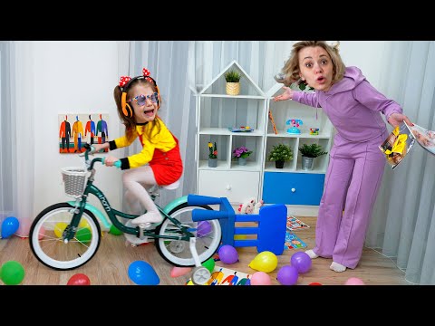 Best new videos Eva and mom show how not to behave - good and bad habits | Eva Bravo English