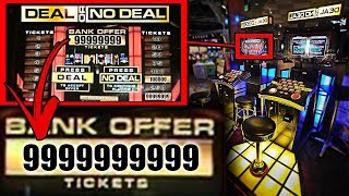 UNLIMITED TICKETS AT ARCADE HACKS TUTORIAL | DEAL OR NO DEAL UNLIMITED TICKET HACK | WIN EVERY TIME