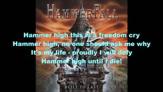 Hammerfall   Hammer High Lyrics