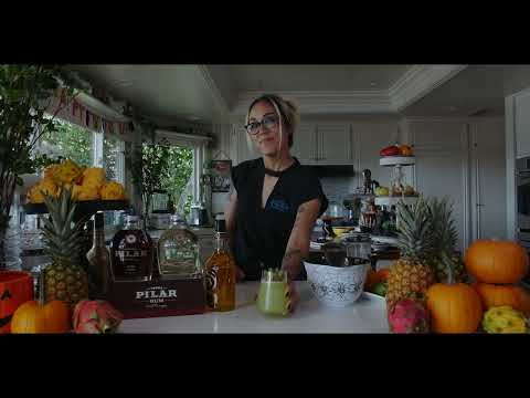 Kickin Kiwi Cocktail Recipe featuring Papas Pilar Rum