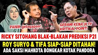 Download lagu Geram! Kritikal Point! Ricky Sitohang Blak-Blakan Prediksi P21 Siap Ditahan Roy Suryo & Tifa! mp3