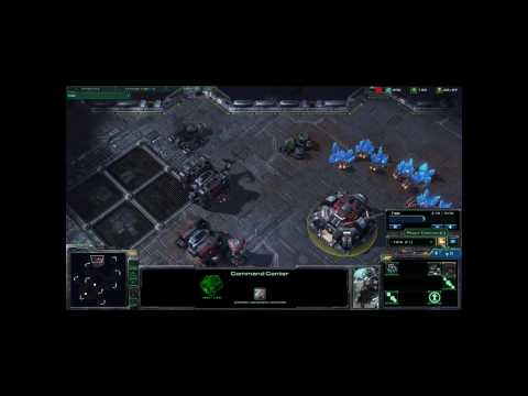 Starcraft 2 Beta Gameplay: Terran Vs Zerg - Marine Rush