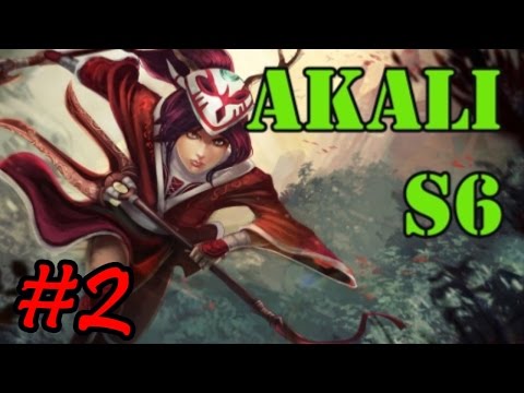 Akali in Season 6 (5.24) - Diamond Main Montage #2 (Banned for these games)