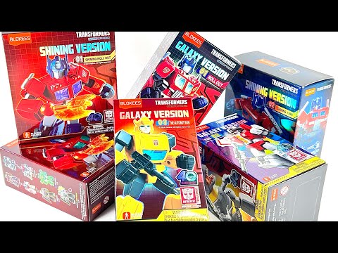 Massive Transformers Unboxing !!! Blokees Galaxy & Shining Version Figures Chefatron Review