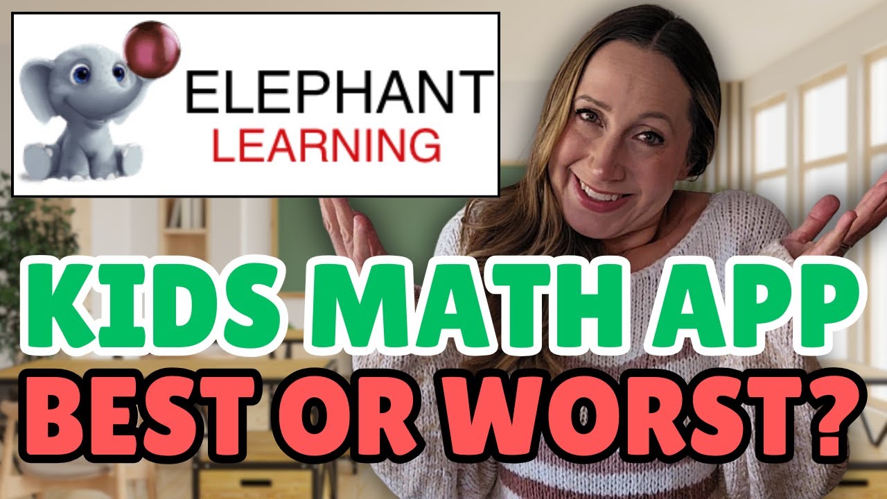 BEST MATH APPS FOR KIDS - Elephant Learning Math App Review 2024