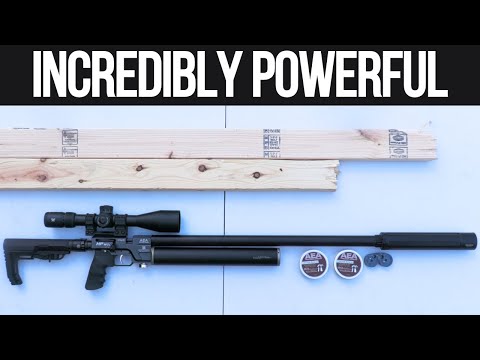 I Split a 2x4 in Half with this Incredibly Powerful Bolt-Action .357 Caliber AEA HP SS MAX 