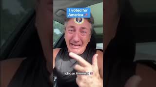 Democrat crying over Trump victory. #Trump2024 #Liberal #Crying #LiberalTears #Liberals