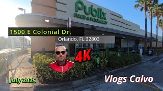 Publix Colonial Square  l Vlogs Calvo 🗺️  East Colonial Dr l POV Video  🤫