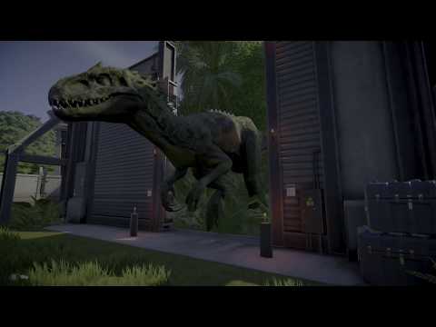 JURASSIC WORLD EVOLUTION:BATTLE ALL LARGE CARNIVORE DINOSAURS IN ONE ENCLOSURE!!!