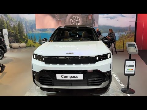 New Jeep Compass (2026) – Finally Electric & 650km Range! | Interior & Walkaround Brussels Auto Show