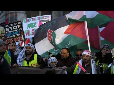 Weltweite Proteste: Tausende forderten Frieden in Palästina