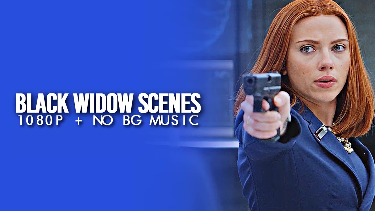 Natasha Romanoff (Winter Soldier) Scenes [1080p+NO BG Music]