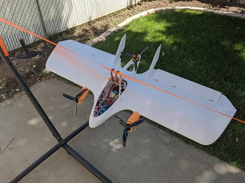 MiniHawk VTOL Test Stand - Typical Run and Behaviors