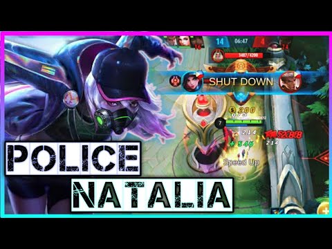 POLICE NATALIA GAMEPLAY MOBILE LEGENDS