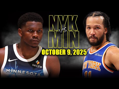 New York Knicks vs Minnesota Timberwolves Full Game Highlights - October 9, 2025 | NBA Preseason