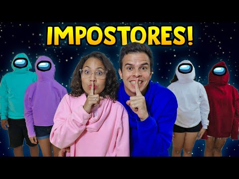 AMONG US NA VIDA REAL DENTRO DA MANSÃO 2! - VIRAMOS IMPOSTORES!