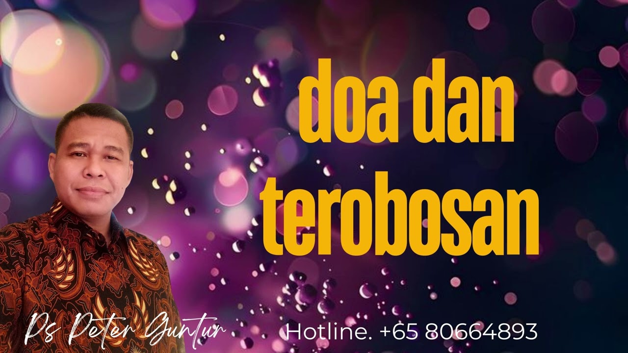 DOA DAN TEROBOSAN -  PETER GUNTUR