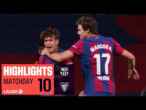 Resumen de Barcelona vs Athletic Matchday 10