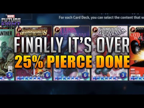 Finally I made it! 25% pierce done | Marcel Future Fight #marvelfuturefight #mffhindiindia #mff