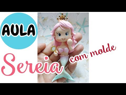 SEREIA de BISCUIT para mini topo | com molde