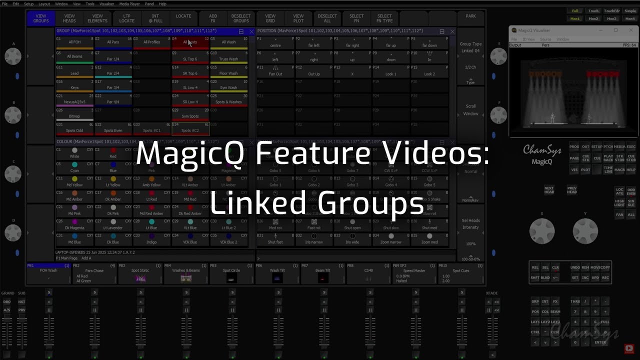 MagicQ Feature Videos: Linked Groups