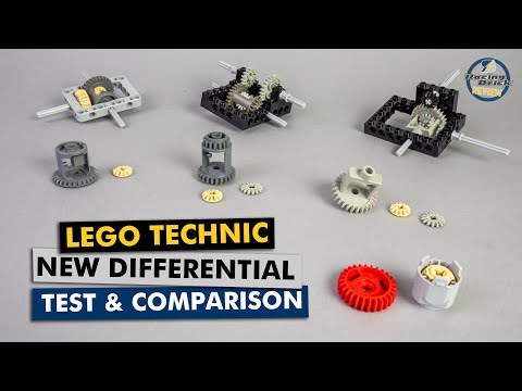 New LEGO Technic differential from the 42109 Top Gear Rally Car - test & comparison